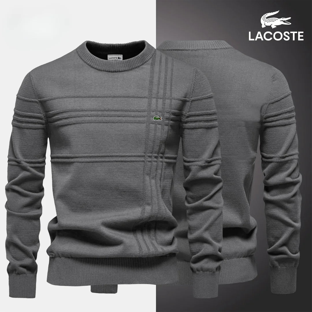 Men’s Textured Crewneck Sweater