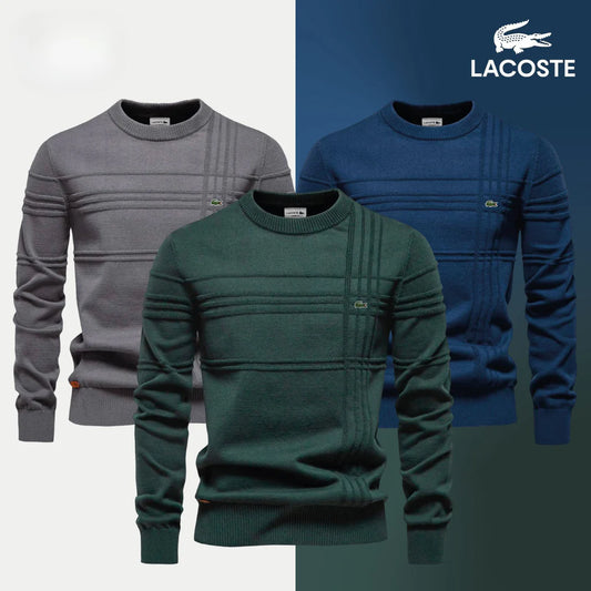 Men’s Textured Crewneck Sweater