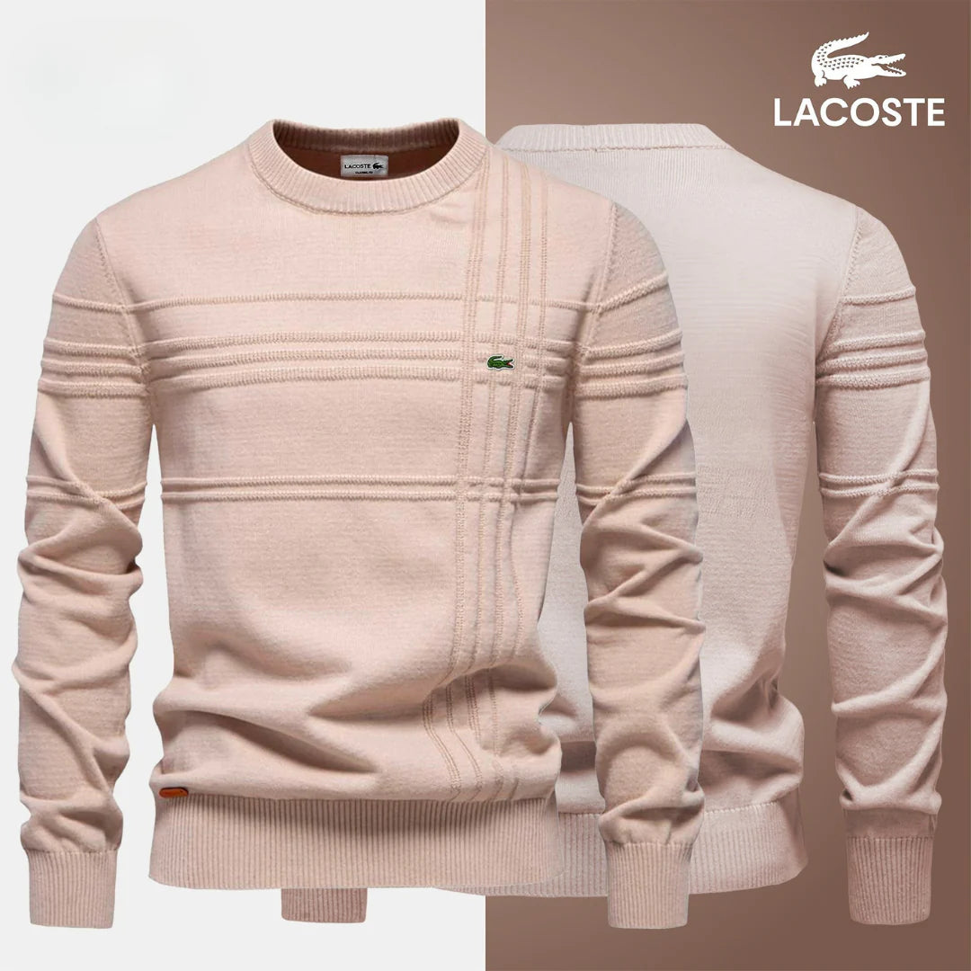 Men’s Textured Crewneck Sweater