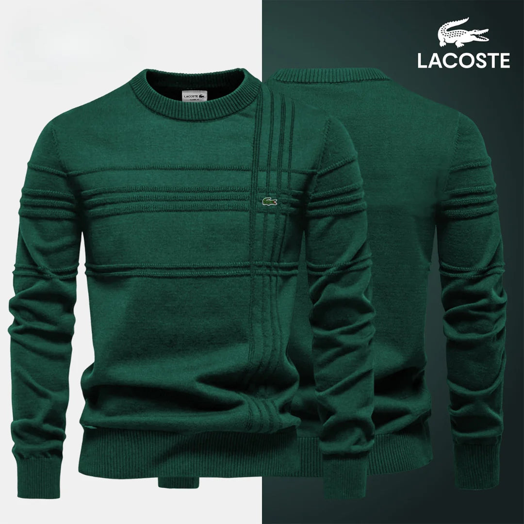 Men’s Textured Crewneck Sweater